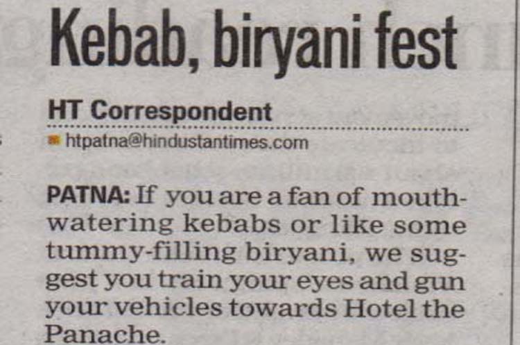 Kebab Briyani Fest at Hotel The Panache